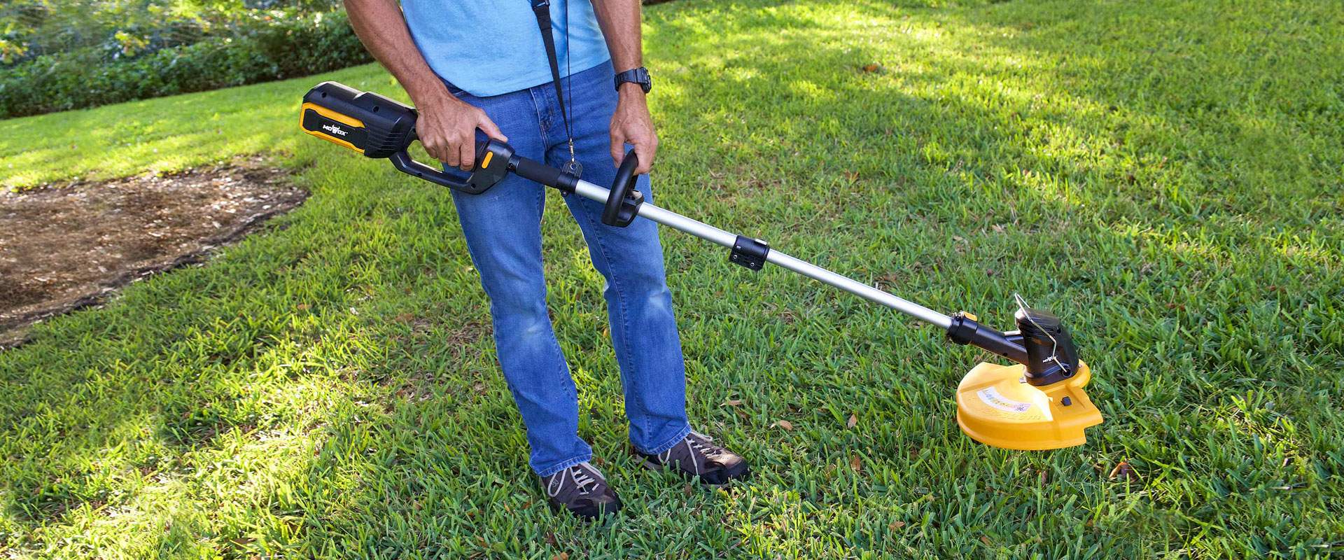 hand held lawn trimmer